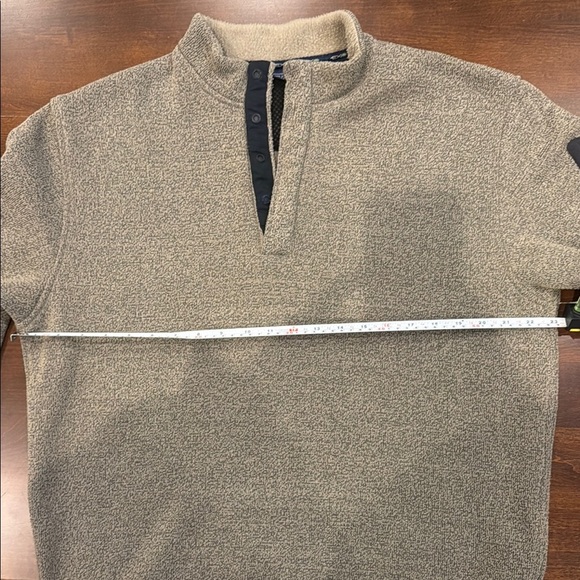 ExOfficio 1/4 Snap Sweater Sweatshirt Brown Long Sleeve Outdoor Gorpcore Men's - Picture 8 of 11